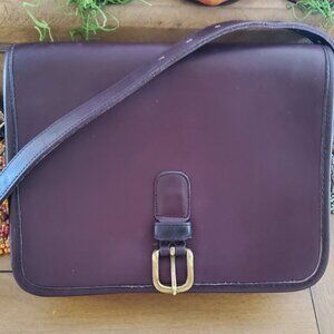 Vintage Coach Messenger Crossbody New York City in Burgundy +Original Hangtag